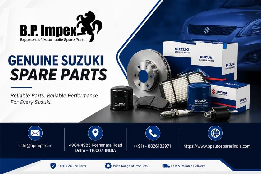 Complete Guide to Genuine Suzuki Spare Parts Online Shopping