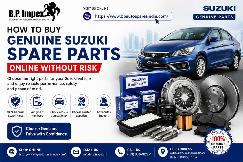 How to Buy Genuine Suzuki Spare Parts Online Without Risk